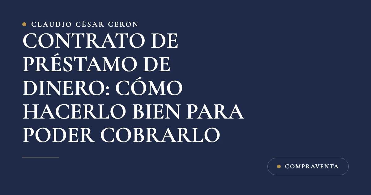 Dos personas firman un contrato de préstamo de dinero sobre un escritorio con billetes y una pluma